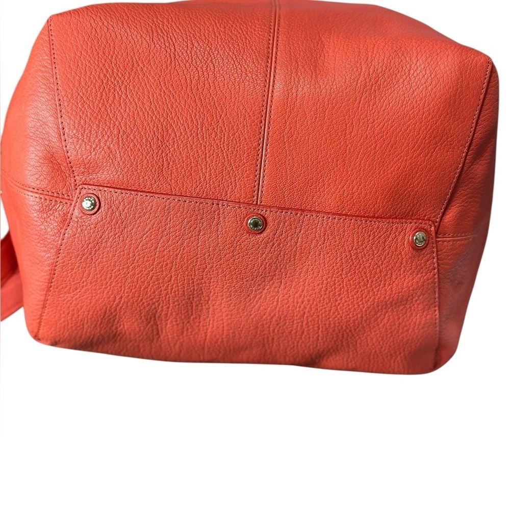 Coach  Leather TurnLock Tie Bucket Bag - Picture 8 of 17
